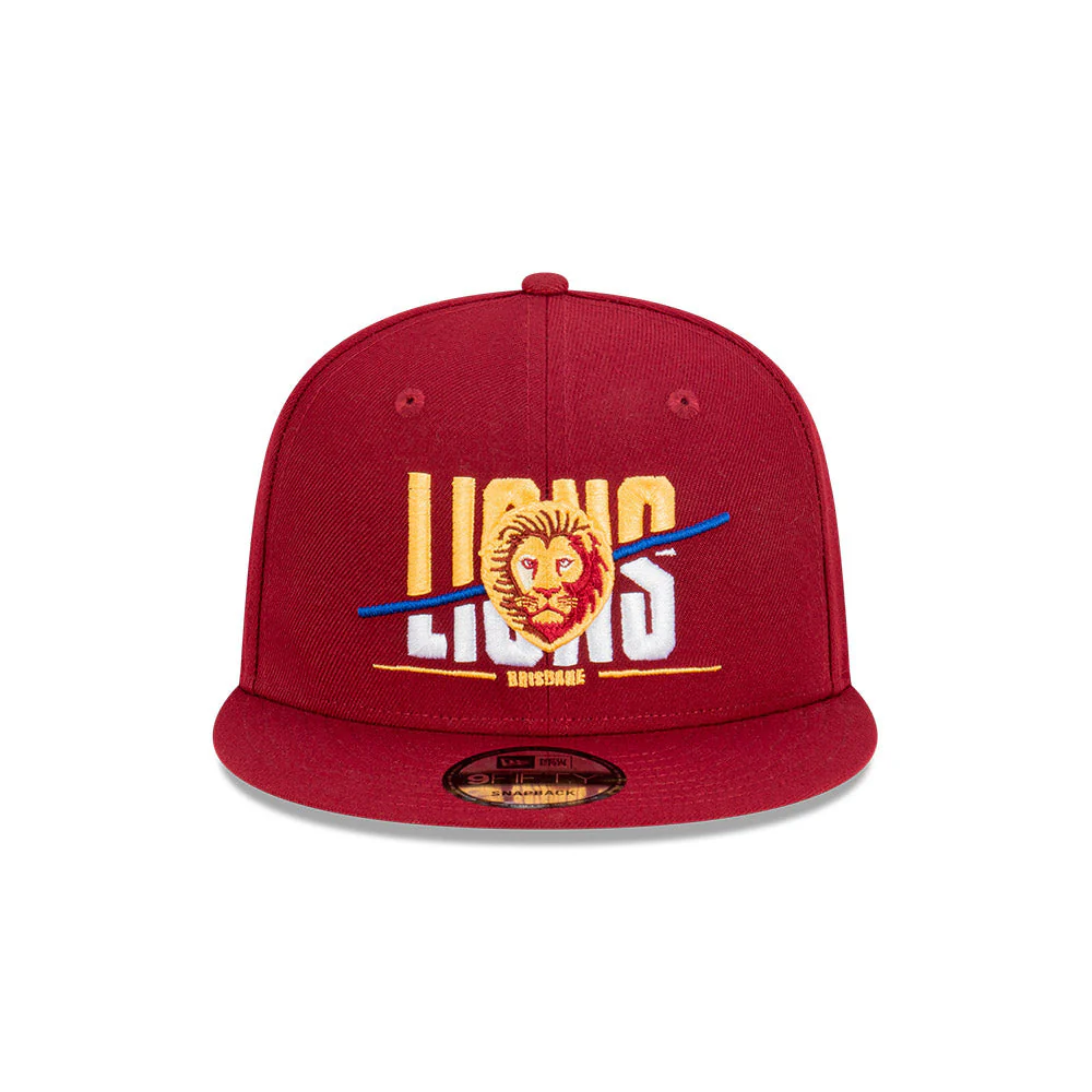 Brisbane Lions New Era 9fifty Sliced Cap - Image 5