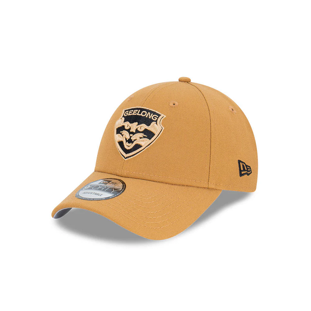Geelong Cats New Era Wheat 9forty Cap - Image 5