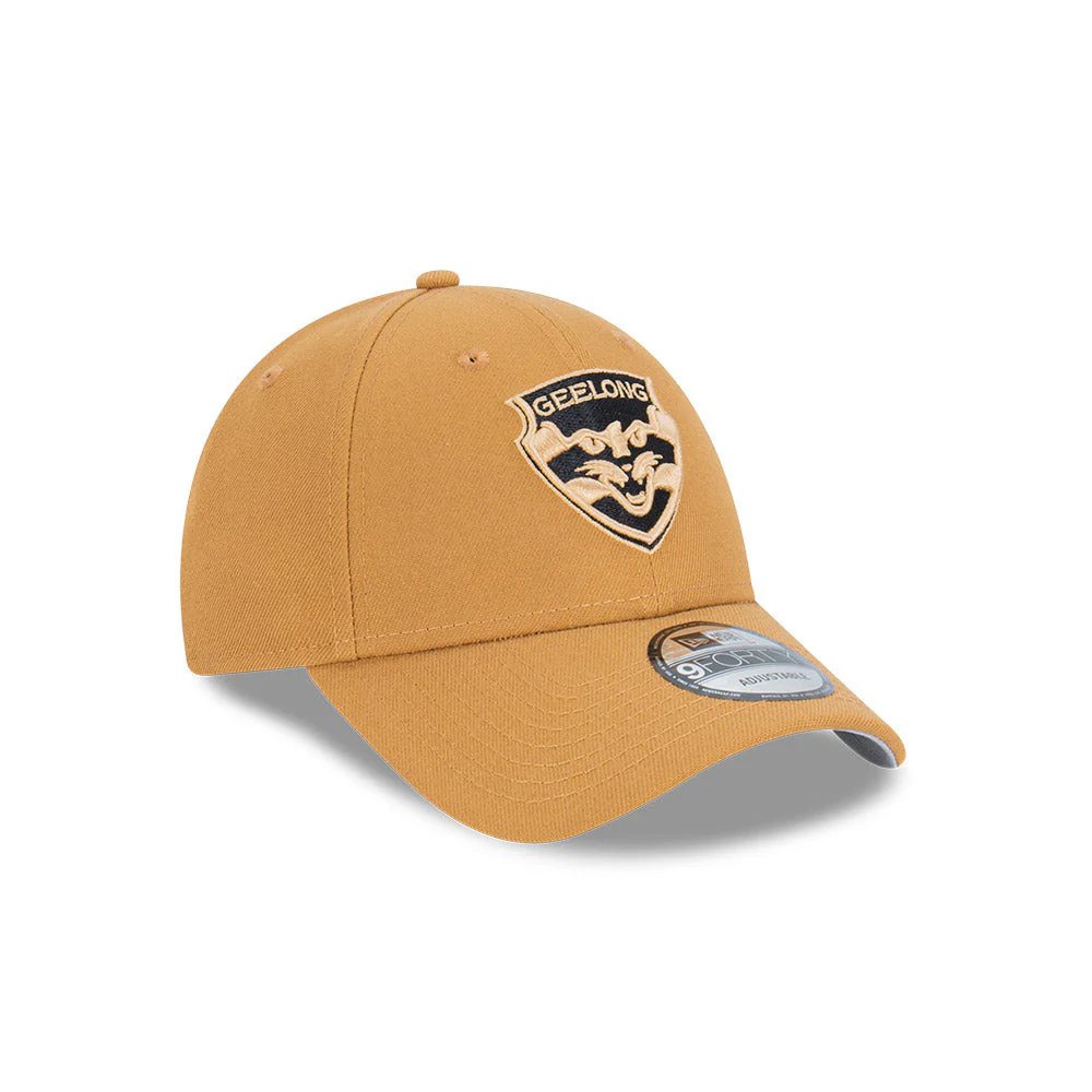 Geelong Cats New Era Wheat 9forty Cap - Image 6