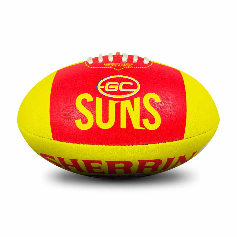 Gold Coast Suns Synthetic Football - Size 5 - Image 5