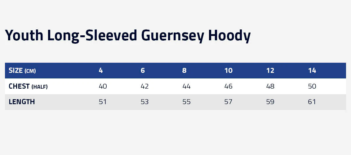 Hawthorn Youth Long-Sleeved Guernsey Hoody - Image 6