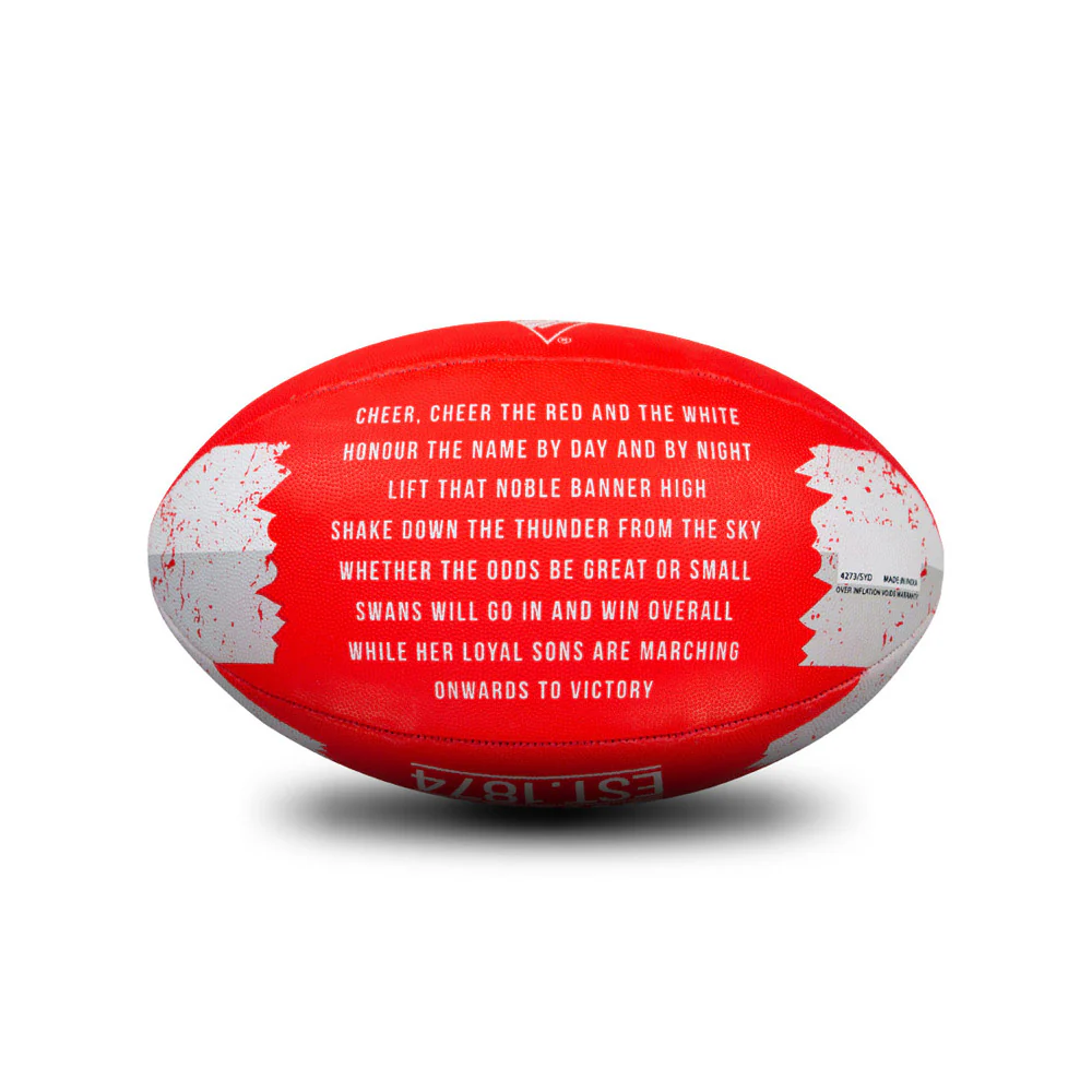 Sydney Swans Song Football - Size 2 - Image 4